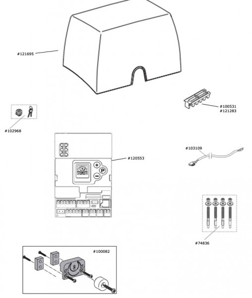 Marantec Steuerungseinheit Control x.82 für Comfort 880 / 881