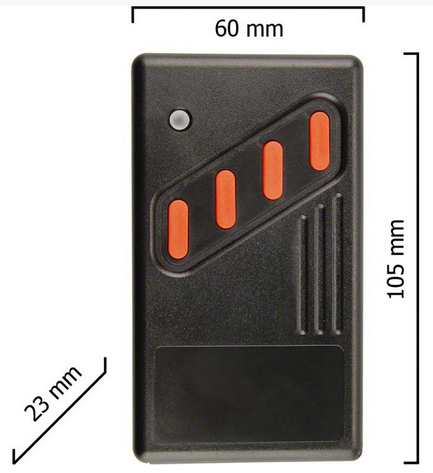 Dickert AHS40-04 Handsender LinearCode 4 Kanal 40 MHz AM